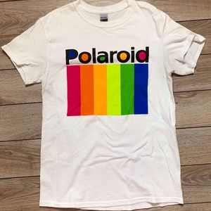 Very Good Pre-Owned Condition~Vintage 80s Style Mens Polaroid Graphic T-Shirt~SM